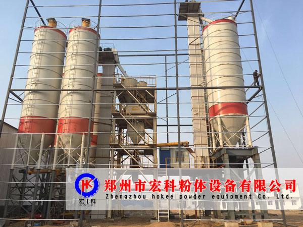 干混砂浆生产线设备厂家 稿品质干粉砂浆生产线 郑州宏科粉体设备有限
